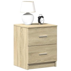 Tables de chevet 2 pcs avec 2 tiroirs Chêne Sonoma 40x36x50 cm 628743628743