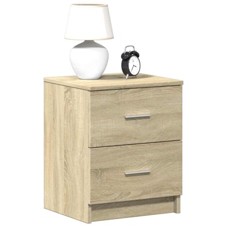 Tables de chevet 2 pcs avec 2 tiroirs Chêne Sonoma 40x36x50 cm 628743628743