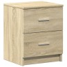 Tables de chevet 2 pcs avec 2 tiroirs Chêne Sonoma 40x36x50 cm 628743628743