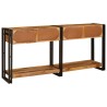 Tables console avec tiroir 2 pcs Marron Bois de mangue massif 628744628744