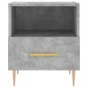 Table de chevet gris béton 40x35x47,5 cm bois d’ingénierie 628747628747