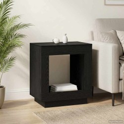 Table d'appoint Chêne noir 60 x 40 x 65 cm Bois d'ingénierie 628748628748