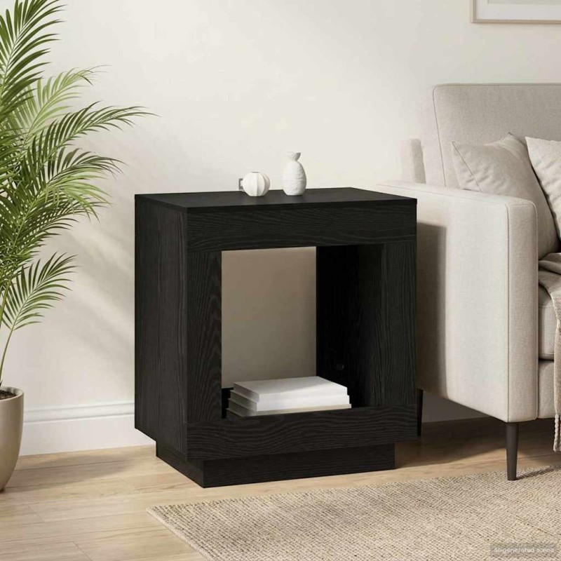 Table d'appoint Chêne noir 60 x 40 x 65 cm Bois d'ingénierie 628748628748