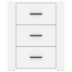 Table de chevet Blanc 50x36x60 cm Bois d'ingénierie 628749628749