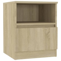 Tables de chevet 2pcs chêne sonoma 40x40x50cm bois d'ingénierie 628751628751