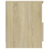 Tables de chevet 2pcs chêne sonoma 40x40x50cm bois d'ingénierie 628751628751
