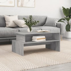 Table basse sonoma gris 90x55x42,5 cm bois d'ingénierie 628754628754