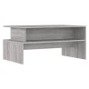 Table basse sonoma gris 90x55x42,5 cm bois d'ingénierie 628754628754