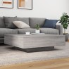 Table basse sonoma gris 100x100x31 cm bois d'ingénierie 628756628756
