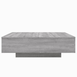 Table basse sonoma gris 100x100x31 cm bois d'ingénierie 628756628756