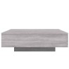 Table basse sonoma gris 100x100x31 cm bois d'ingénierie 628756628756