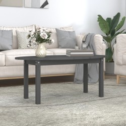 Table basse Gris 110x55x45 cm Bois massif de pin 628757628757