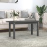 Table basse Gris 110x55x45 cm Bois massif de pin 628757628757