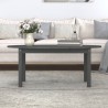 Table basse Gris 110x55x45 cm Bois massif de pin 628757628757