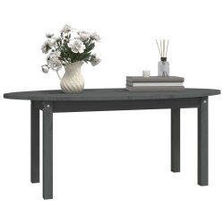 Table basse Gris 110x55x45 cm Bois massif de pin 628757628757