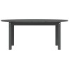 Table basse Gris 110x55x45 cm Bois massif de pin 628757628757