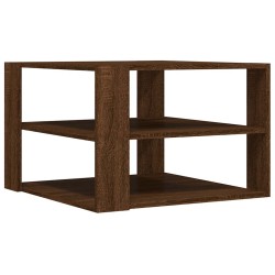Table basse chêne marron 58x58x40 cm bois d'ingénierie 628759628759