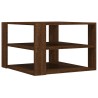 Table basse chêne marron 58x58x40 cm bois d'ingénierie 628759628759