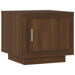 Table basse chêne marron 51x50x45 cm bois d'ingénierie 628760628760