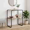 Table console Chêne Sonoma 60 x 42,5 x 70 cm Bois d'ingénierie 628761628761