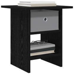 Table de chevet avec tiroir 2 pcs Chêne noir 41 x 40 x 45 cm 628763628763
