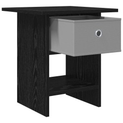 Table de chevet avec tiroir 2 pcs Chêne noir 41 x 40 x 45 cm 628763628763