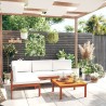 Salon de jardin 5 pièces avec coussins Crème 63 x 63 cm 628770628770
