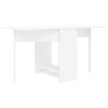 Table à dîner 138 x 70 x 73,5 cm Bois d'ingénierie Blanc 628773628773