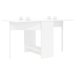 Table à dîner 138 x 70 x 73,5 cm Bois d'ingénierie Blanc 628773628773
