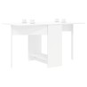 Table à dîner 138 x 70 x 73,5 cm Bois d'ingénierie Blanc 628773628773