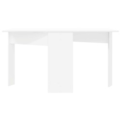 Table à dîner 138 x 70 x 73,5 cm Bois d'ingénierie Blanc 628773628773