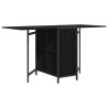 Table à dîner 144 x 60 x 75 cm Bois d'ingénierie Chêne noir 628775628775