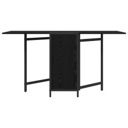 Table à dîner 144 x 60 x 75 cm Bois d'ingénierie Chêne noir 628775628775
