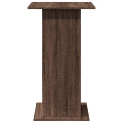 Table de bar avec rangement chêne marron bois d’ingénierie 628776628776