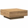 Table basse Chêne artisanal 80 x 80 x 31 cm 628779628779