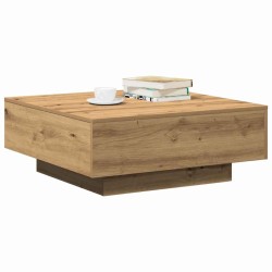 Table basse Chêne artisanal 80 x 80 x 31 cm 628779628779