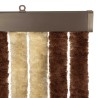 Rideau anti-insectes en chenille Marron et beige 100 x 220 cm 628786628786