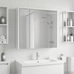 Armoire Miroir de Salle de Bain Blanc 63,5 x 16 x 62,5 cm 628787628787