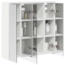 Armoire Miroir de Salle de Bain Blanc 63,5 x 16 x 62,5 cm 628787628787