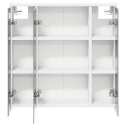 Armoire Miroir de Salle de Bain Blanc 63,5 x 16 x 62,5 cm 628787628787