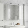 Armoire Miroir de Salle de Bain Blanc 73,5 x 16 x 62,5 cm 628788628788