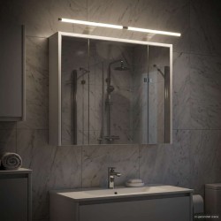 Armoire Miroir de Salle de Bain Blanc 73,5 x 16 x 62,5 cm 628788628788
