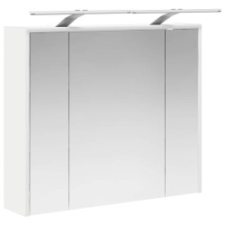 Armoire Miroir de Salle de Bain Blanc 73,5 x 16 x 62,5 cm 628788628788