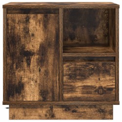 Cabinet de chevet avec tiroir Chêne fumé 50 x 34,5 x 50 cm. 628790628790
