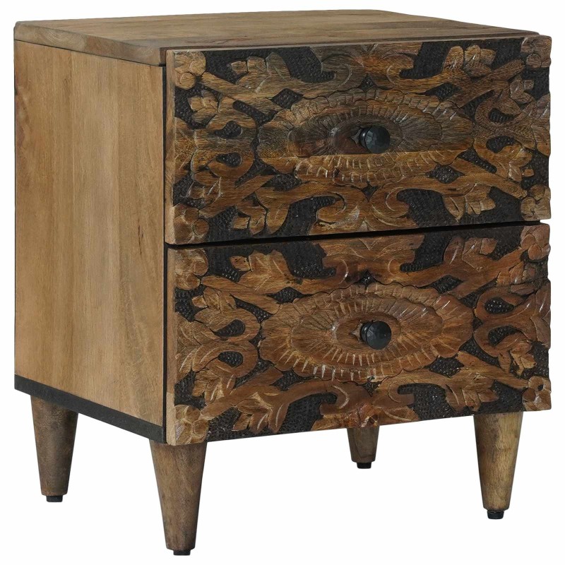 Cabinet de chevet avec tiroir Marron 40 x 33,5 x 46 cm 628791628791