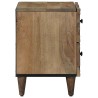 Cabinet de chevet avec tiroir 2 pcs Marron 40 x 33,5 x 46 cm 628793628793