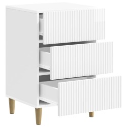 Cabinet de chevet avec tiroir Blanc brillant 43 x 41 x 66,5 cm 628797628797