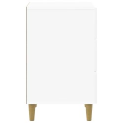 Cabinet de chevet avec tiroir Blanc brillant 43 x 41 x 66,5 cm 628797628797