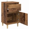 Cabinet de chevet avec tiroir 2 pcs Bois ancien 40 x 35 x 70 cm 628798628798