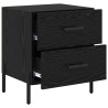 Cabinet de chevet 2 pcs Chêne noir 40 x 35 x 47,5 cm 628801628801